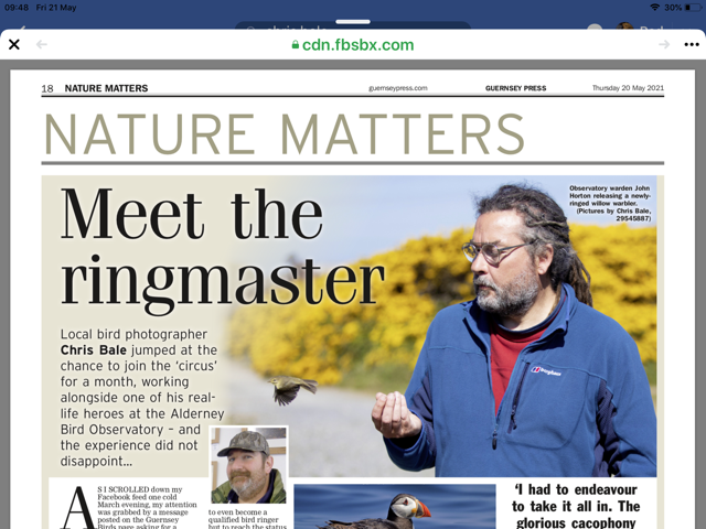 The Ringmaster!  21 May 2021